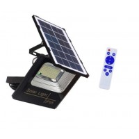 Toptan ve Ucuz Güneş Enerjili Projektör 50W Kumandalı Solar Led Bahçe Aydınlatma