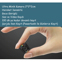 Toptan ve Ucuz Mini Kamera Bakıcı Araç Aksiyon HD Kamera Hareket Sensörlü 